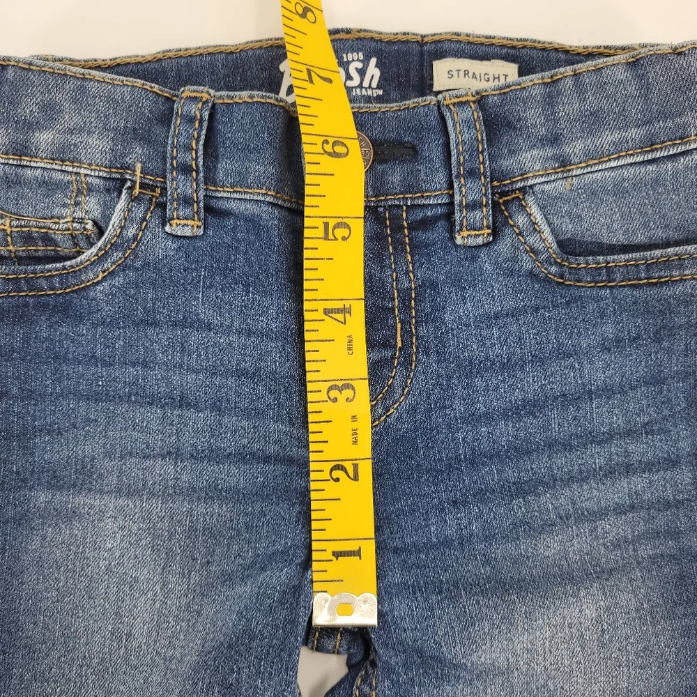 Oshkosh B'gosh Jeans Infant Size 9mo Straight Leg Stretch Denim Adjustable Waist